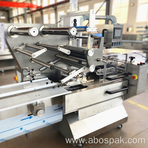 Automatic soap flow wrapping machine